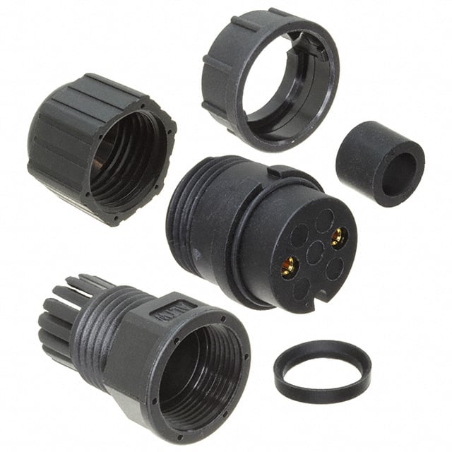 DC-02BFFA-SL7001 CONN PLUG FMALE 2P GOLD SLDR CUP