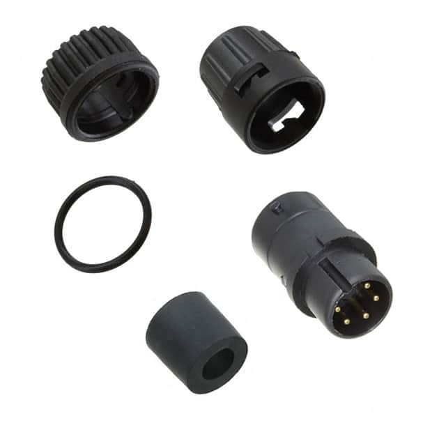6282-5PG-321 CONN PLUG MALE 5P GOLD SLDR CUP