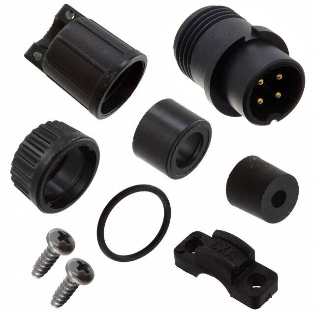 3282-4PG-518 CONN PLUG MALE 4P GOLD SLDR CUP
