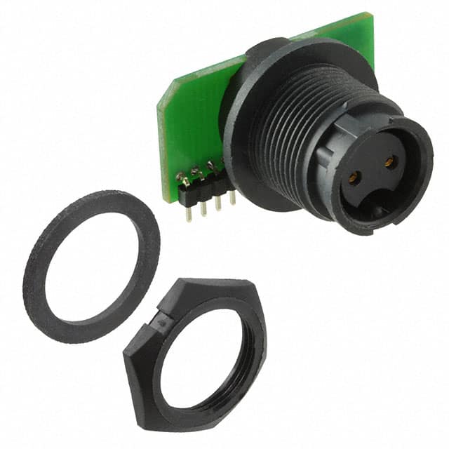 7251-2SG-300 CONN RCPT FMALE 2POS GOLD SOLDER