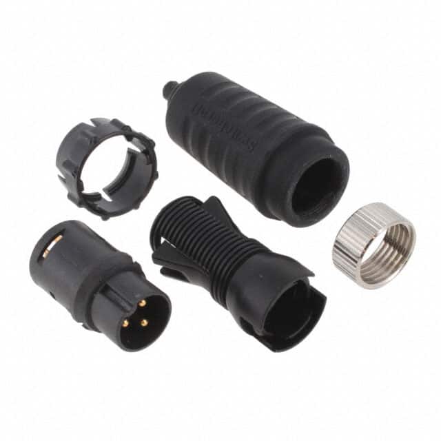 EN3C3M16LX CONN PLUG MALE 3P GOLD SLDR CUP