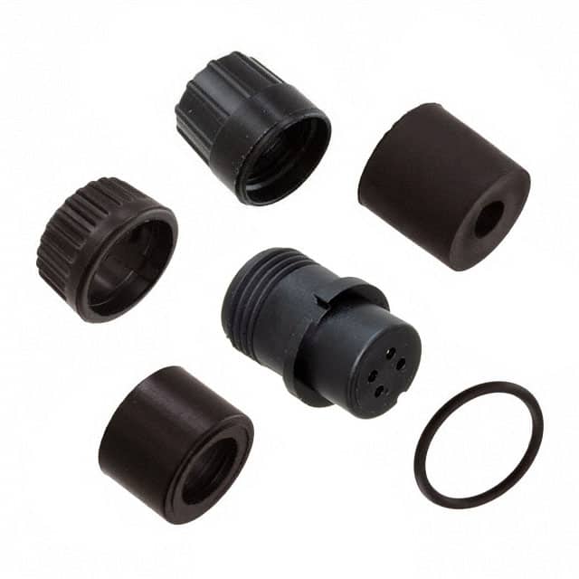 3282-4SG-321 CONN PLUG FMALE 4P GOLD SLDR CUP