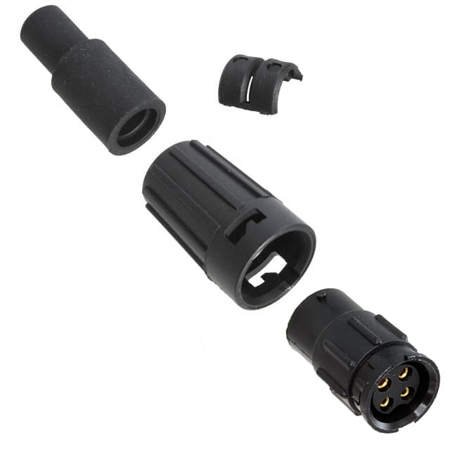 8382-4SG-519 CONN RCPT FMALE 4P GOLD SLDR CUP