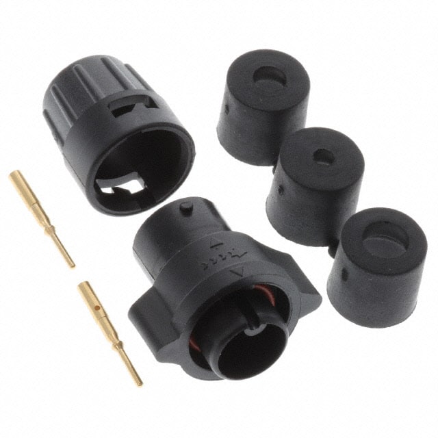 W6282-2PG-P-3DC CONN PLUG MALE 2POS SOLDER CUP