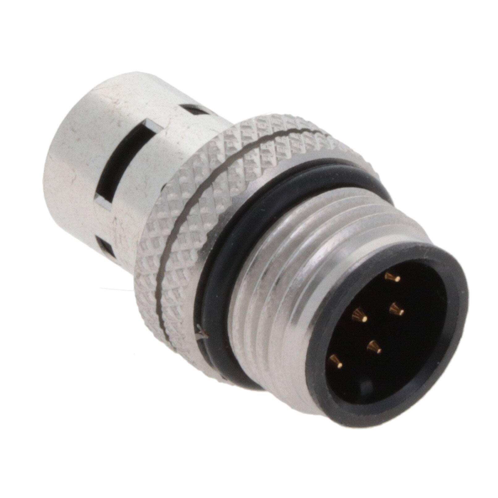 858-008-10TRSS4 M12 8P A-CODE MALE BRASS/TIN SHE