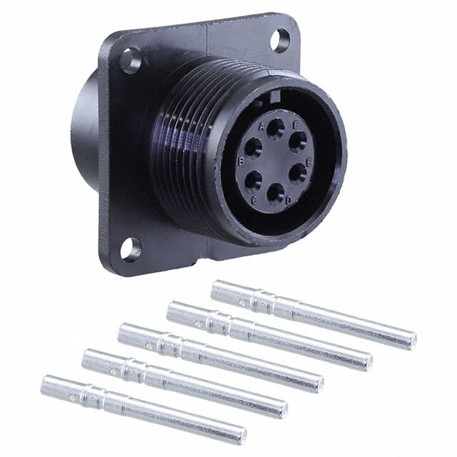 CXC3102A14S6S CONN RCPT FMALE 6P SILVER CRIMP