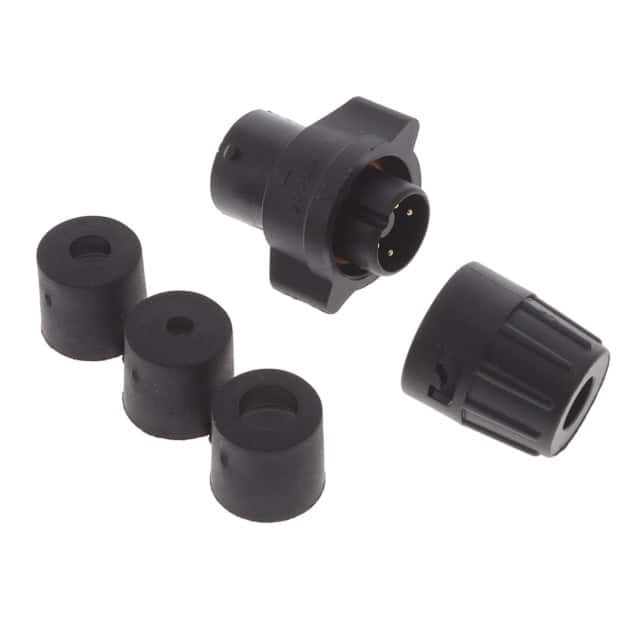 W6282-4PG-P-3DC CONN PLUG MALE 4POS SOLDER CUP