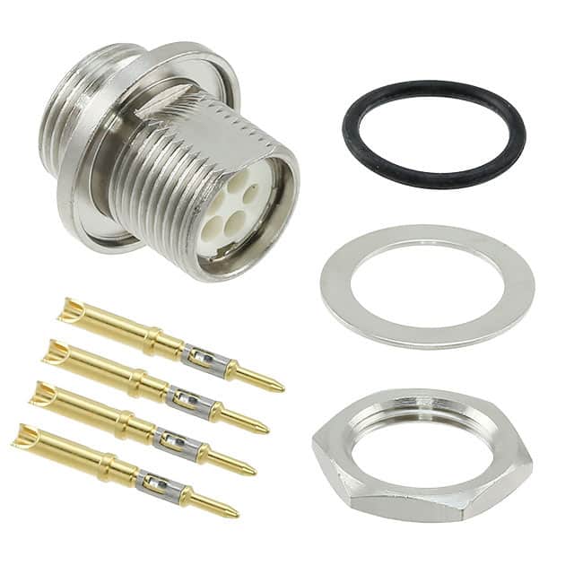 TS2P4M20 CONN RCPT MALE 4POS GOLD CRIMP