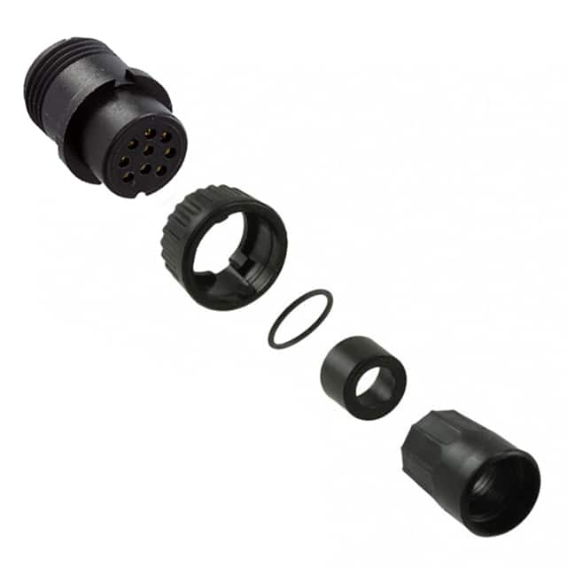3282-9SG-324 CONN PLUG FMALE 9P GOLD SLDR CUP