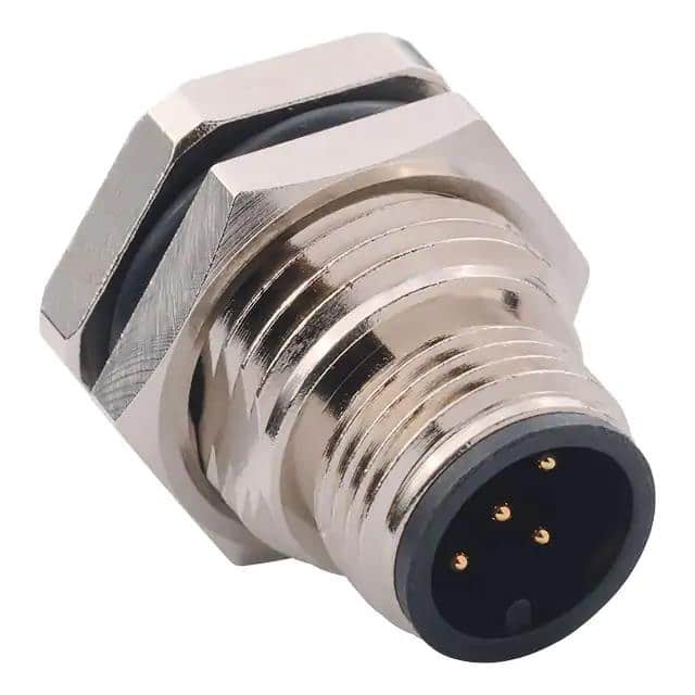 860-005-11SR004 M12 5P A-CODE MALE VERT PANEL SS