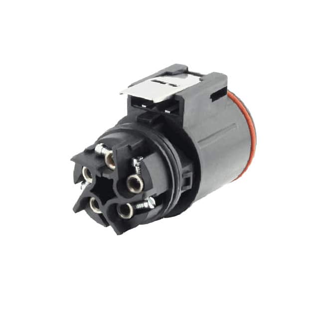 UTL6JC145SSCR CONN PLUG FMALE 5POS GOLD SCREW