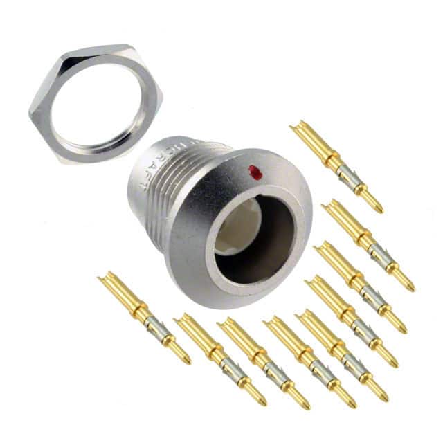 HS2P9M26 CONN RCPT MALE 9POS GOLD CRIMP