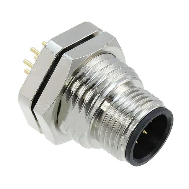 860-008-11SR004 M12 8P A-CODE MALE VERT PANEL SS