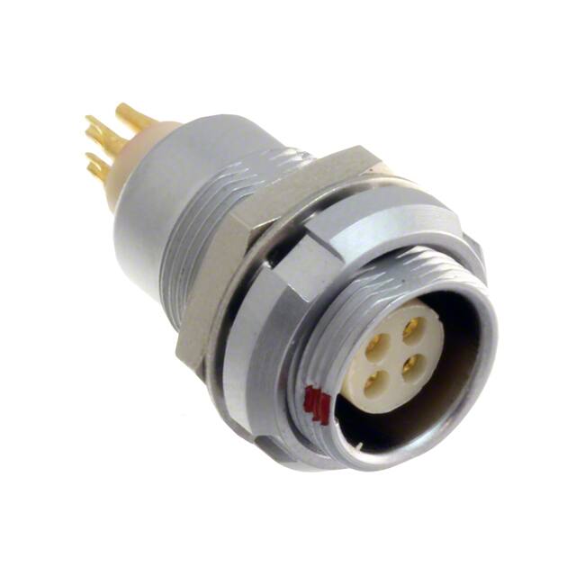 820B004-203R001 CONN RCPT FMALE 4P GOLD SLDR CUP