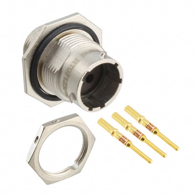 RT07123PNH-K CONN RCPT MALE 3POS GOLD CRIMP