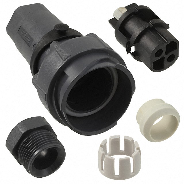 PXP7010/02S/ST/1315 CONN PLUG FMALE 2P NICKEL SCREW