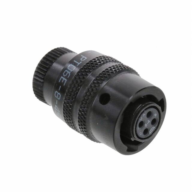 PT06E-8-4S(025) CONN PLUG FMALE 4P GOLD SLDR CUP
