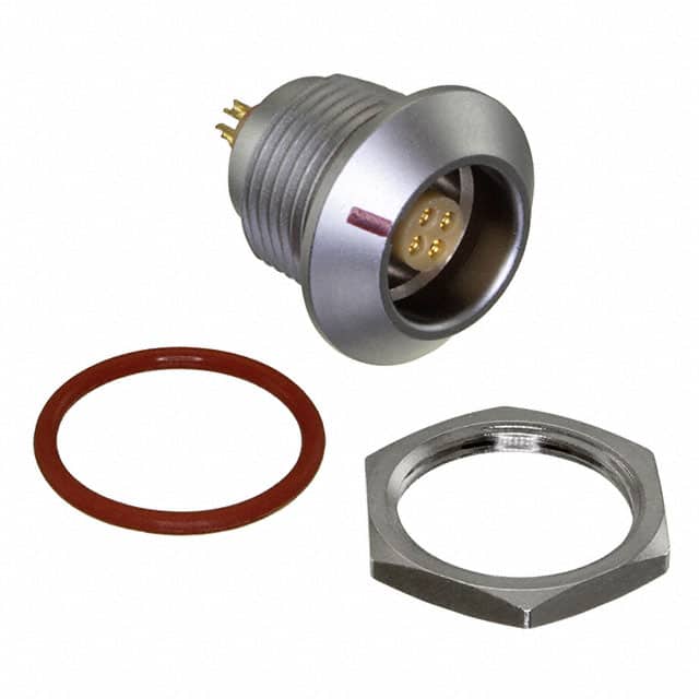 FLKB-04EGFS-GCP-001 CONN RCPT FMALE 4P GOLD SLDR CUP