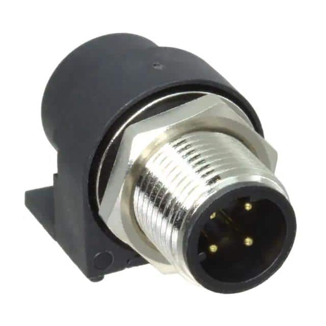 861-D04-11SR004 M12 4P D-CODE MALE RA PCB SS SHE