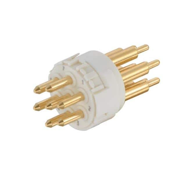 09151072603 CONN MALE INSERT 7POS GOLD SLDR