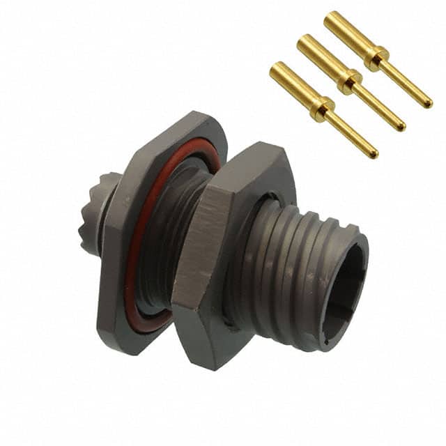 ALM07F9-98P(072) CONN RCPT MALE 3POS GOLD CRIMP