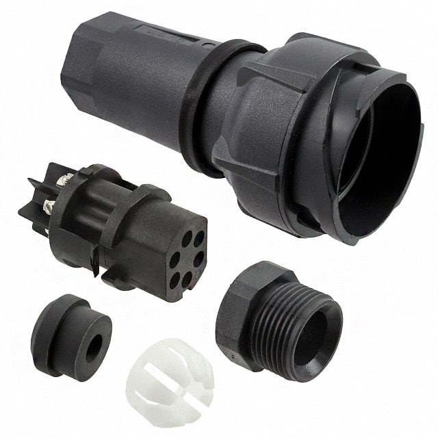 PXP7010/06S/ST/0507 CONN PLUG FMALE 6P NICKEL SCREW
