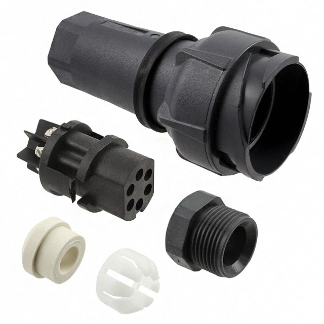 PXP7010/06S/ST/0709 CONN PLUG FMALE 6P NICKEL SCREW