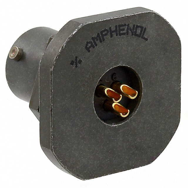 PT07A-8-3P CONN RCPT MALE 3P GOLD SLDR CUP