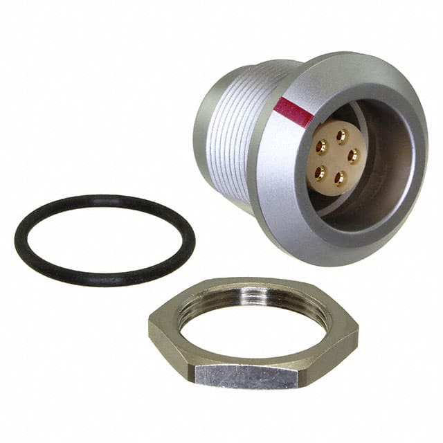 FLKD-05EGFS-GCP-001 CONN RCPT FMALE 5P GOLD SLDR CUP
