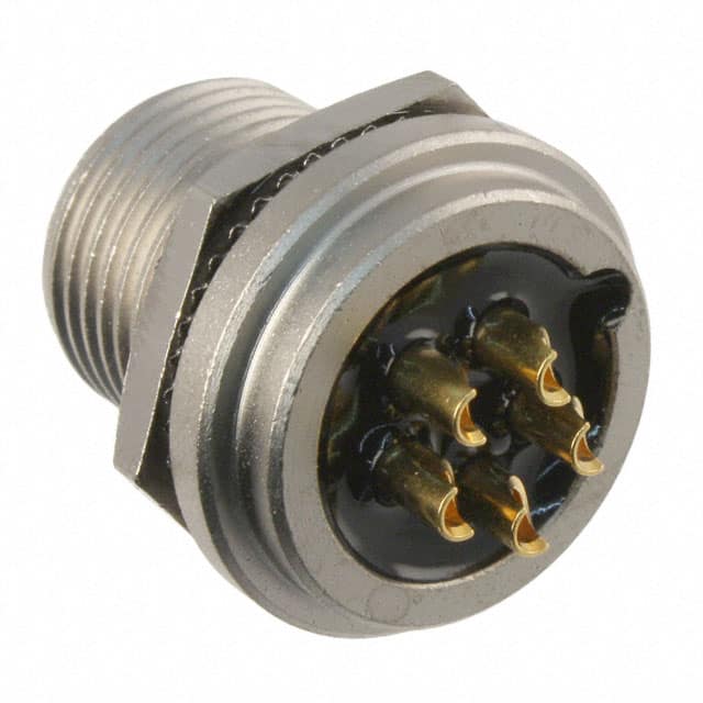 SF7382-5SG-3ES CONN RCPT FMALE 5P GOLD SLDR CUP