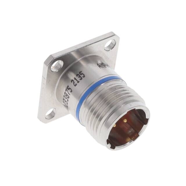 BFY-1708-03P1D CONN RCPT MALE 3P GOLD SLDR CUP