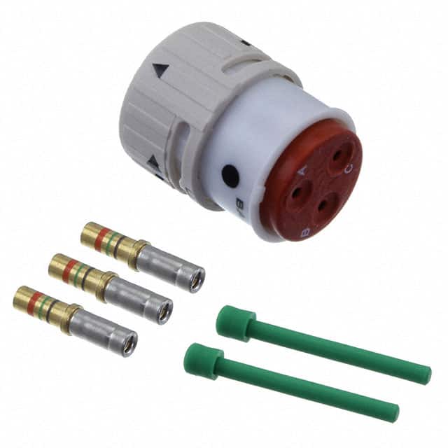 SJS830311 CONN PLUG FMALE 3POS GOLD CRIMP
