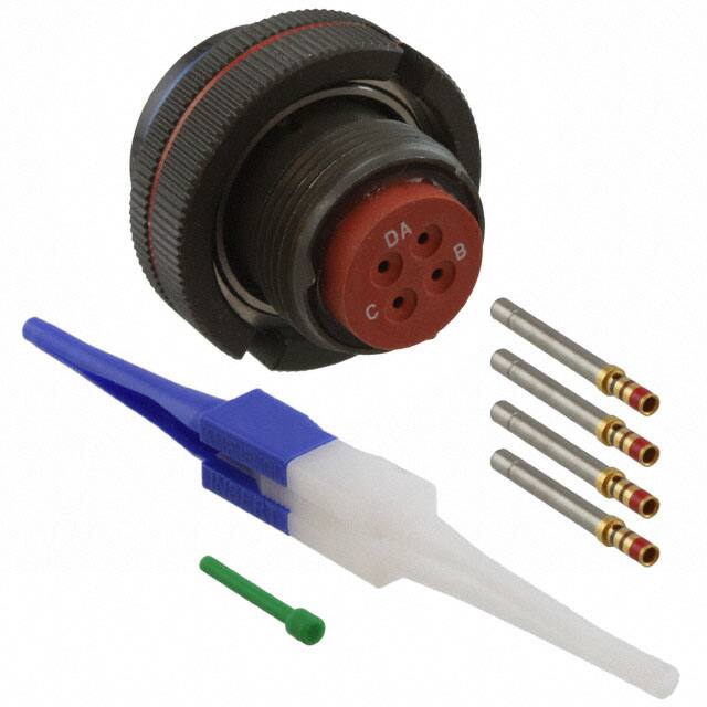MS3459W14S-2S CONN PLUG FMALE 4POS GOLD CRIMP