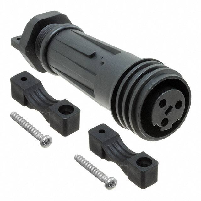 PXA921/03/S CONN RCPT FMALE 3P NICKEL SCREW