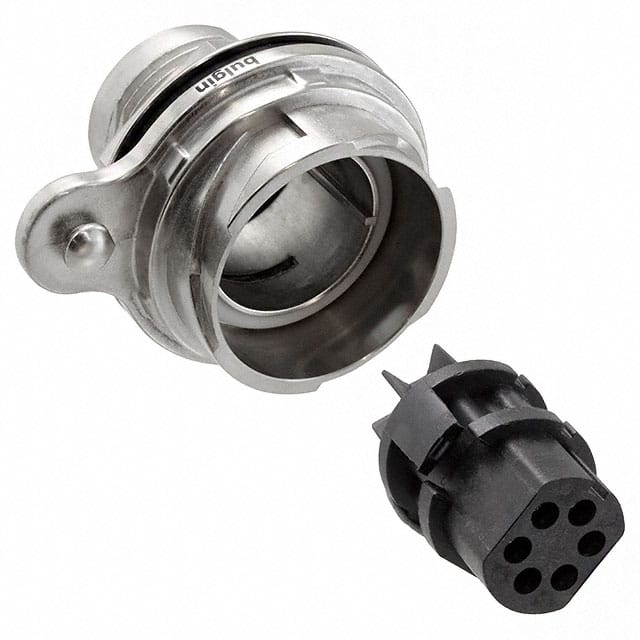 PXM7012/06S/ST CONN RCPT FMALE 6P NICKEL SCREW
