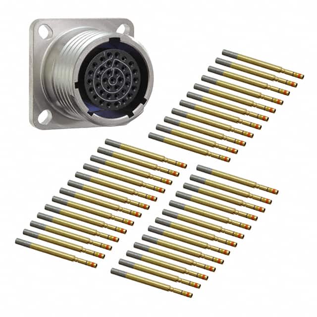 ALM00FD15-35S CONN RCPT FMALE 37POS GOLD CRIMP