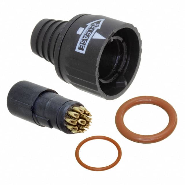 300084 CONN PLUG MALE 14P GOLD SLDR CUP