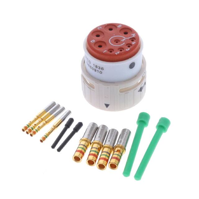 SJS860911 CONN PLUG FMALE 9POS GOLD CRIMP