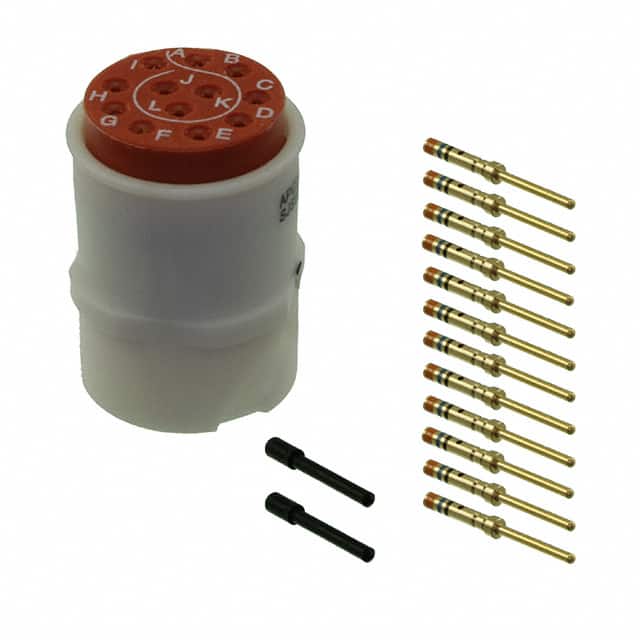 SJS861401 CONN RCPT MALE 12POS GOLD CRIMP