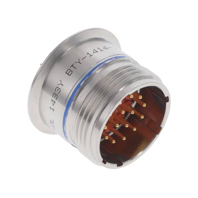 BTY-1414-15P1D CONN RCPT MALE 15P GOLD SLDR CUP