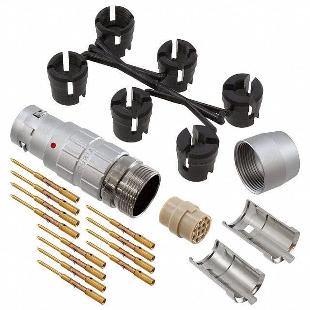 JBXFD2G12MCSDSR CONN PLUG MALE 12POS GOLD CRIMP