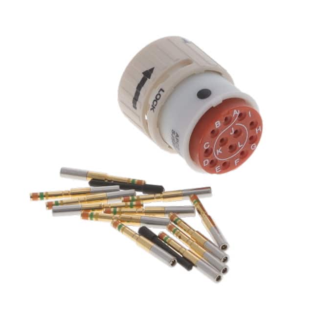 SJS861301 CONN PLUG FMALE 12POS GOLD CRIMP
