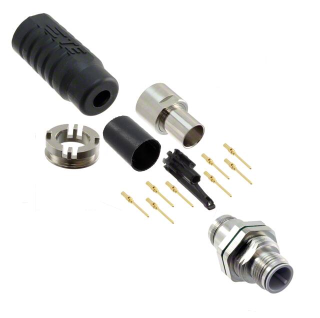 1-2823447-4 CONN PLUG MALE 8POS GOLD CRIMP