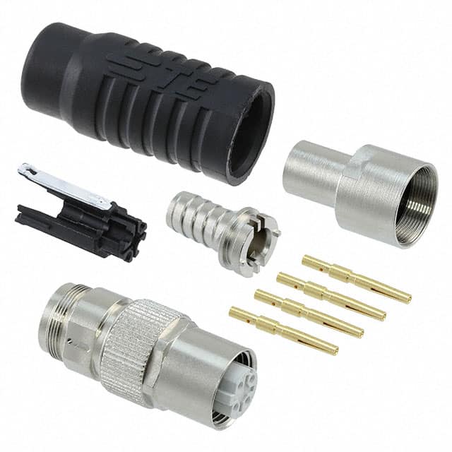 1-2823446-3 CONN RCPT FMALE 4POS GOLD CRIMP