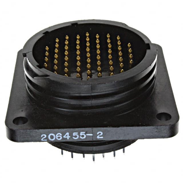 206455-2 CONN RCPT MALE 63POS GOLD SOLDER