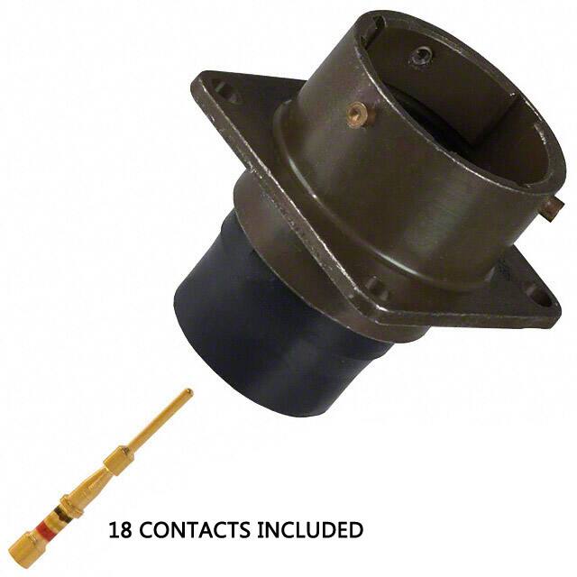 MS3122E14-18P CONN RCPT MALE 18POS GOLD CRIMP