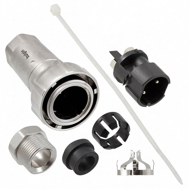 PXM7010/02P/ST/0911/SN CONN PLUG MALE 2POS NICKEL SCREW