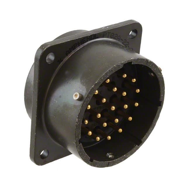 PT02A-22-21P CONN RCPT MALE 21P GOLD SLDR CUP