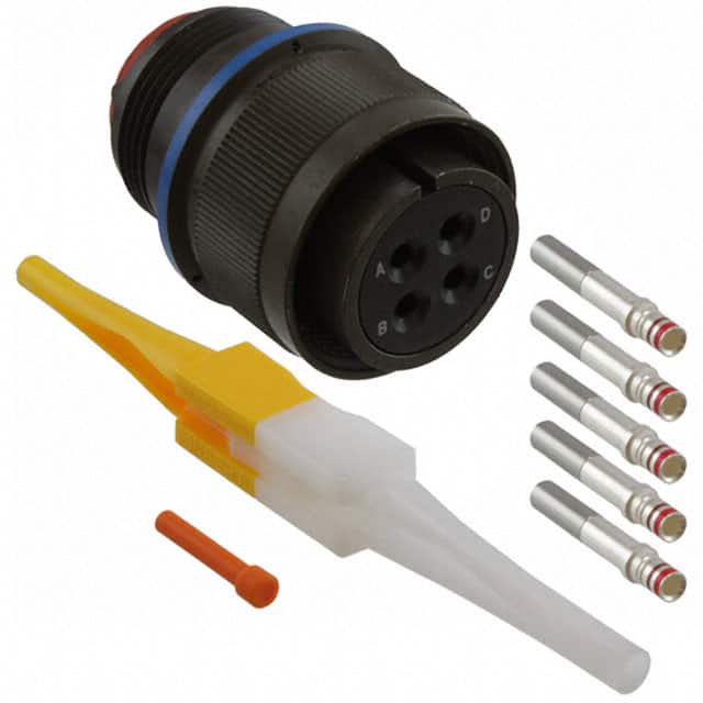 MS3456W18-10S CONN PLUG FMALE 4POS GOLD CRIMP
