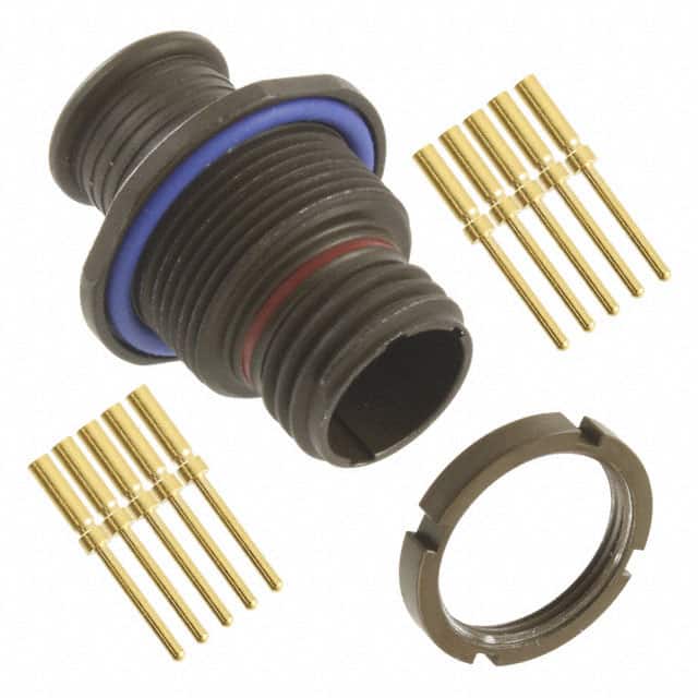 MKJ1A7W7-10PA CONN RCPT MALE 10POS GOLD CRIMP